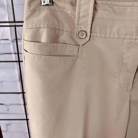 Sharagano Khaki Capri Pants - Size 10 - Picture 2 of 8